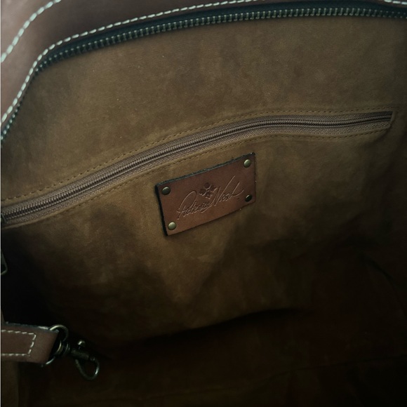 Classic Patricia Nash signature map Treviso 2 handled  purse with tags - Picture 5 of 7